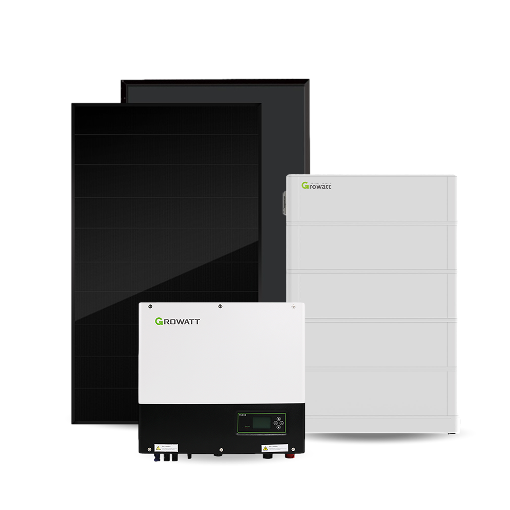 Komplet 8.3 kW Hybrid Solcelleanlæg - Solarcell ApS - complete-8-58-kwh-hybrid-solar-cell-system -