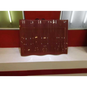 30W Dobbeltglas Buede Solcelletagsten - Hantile M30 - Rød - Solarcell ApS - solcelletagsten-buede-dobbeltglas-hantile-30w - 