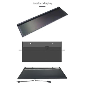 Film Flad Flise A1 - Sort - Solarcell ApS - film-flat-tile-a1-black - 